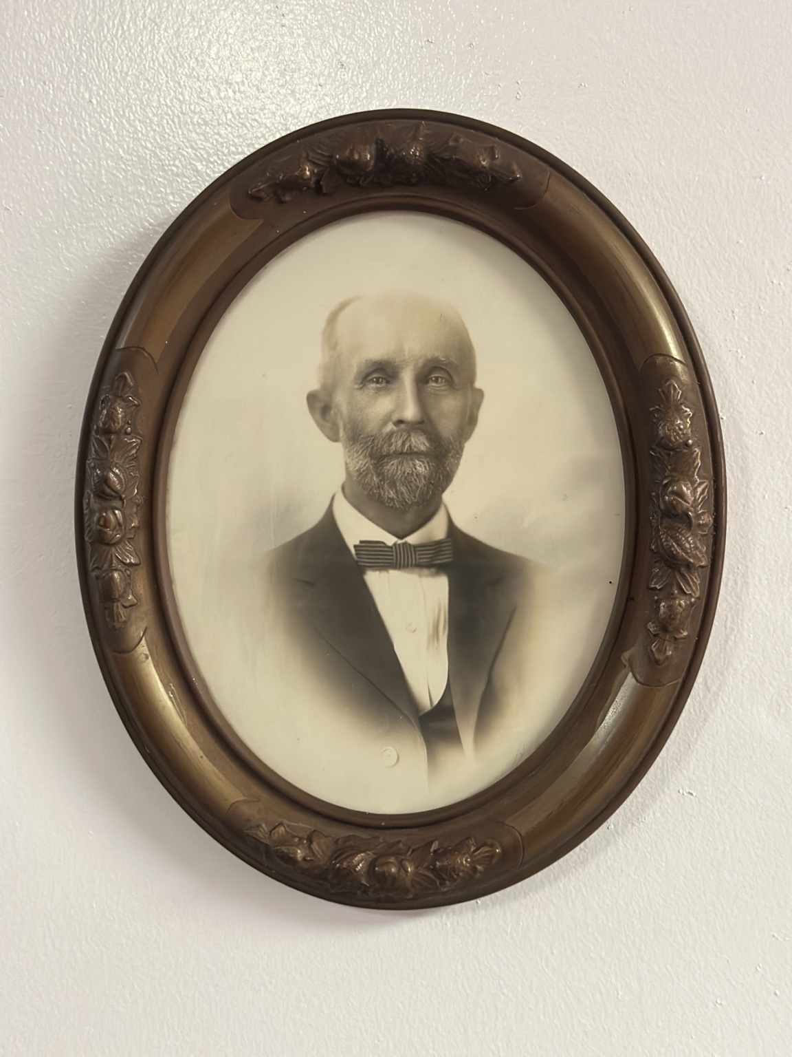 Source photograph of Karl B. Grahn’s framed portrait